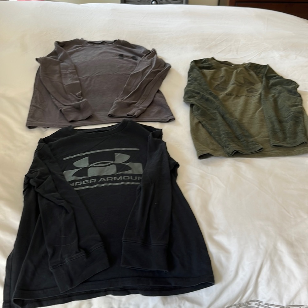 Under Armour 3-pack boys long sleeve T-shirts